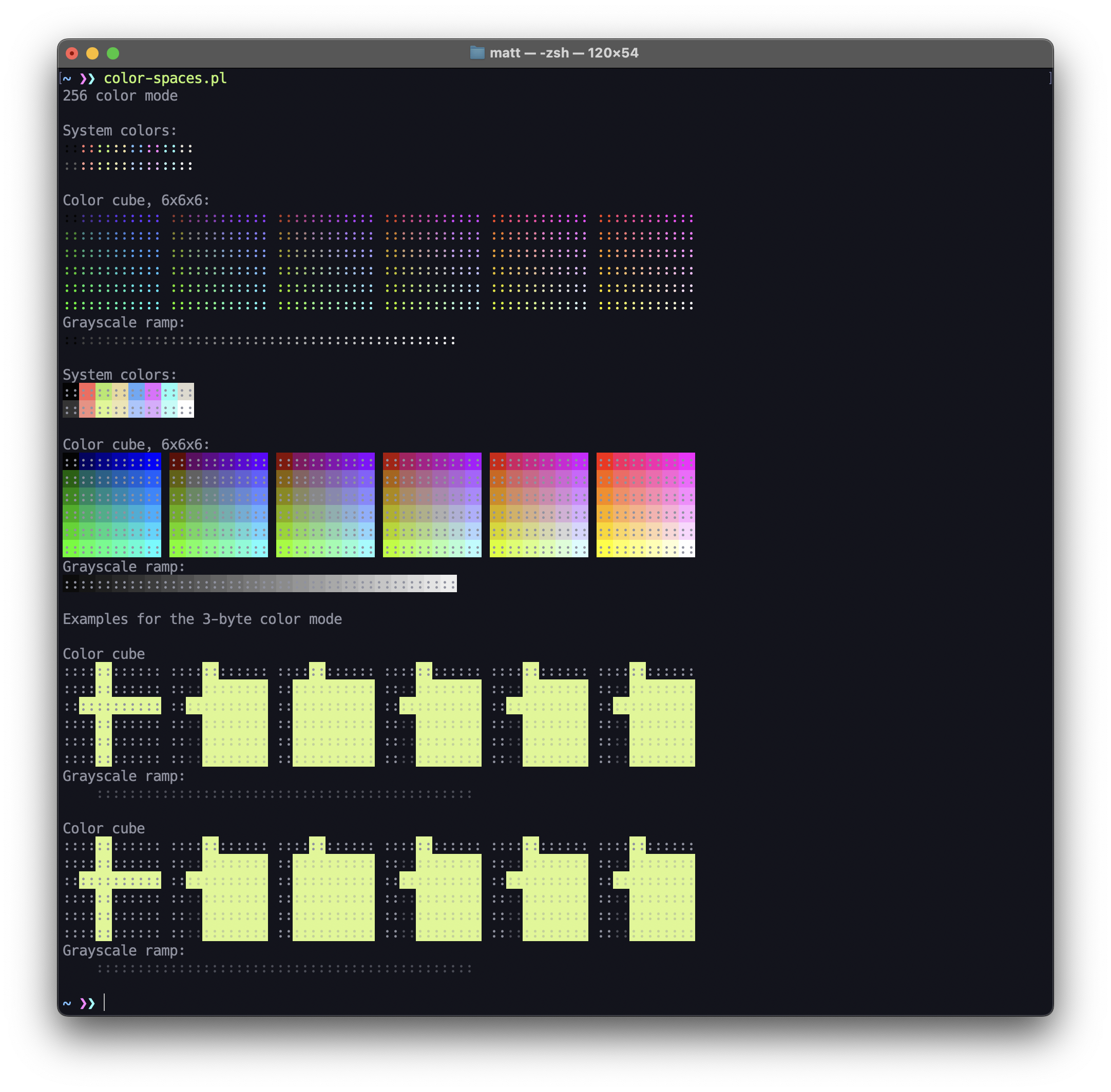 Terminal.app colors